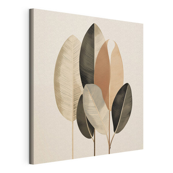 Tableaux Tableaux Ensemble de feuilles sur des tiges (UGS : s48414)