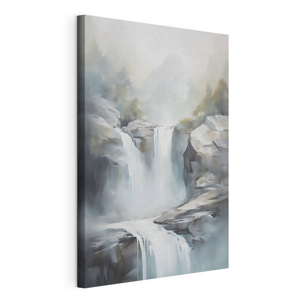 Tableaux Tableaux Une cascade dans la brume (UGS : s48416)