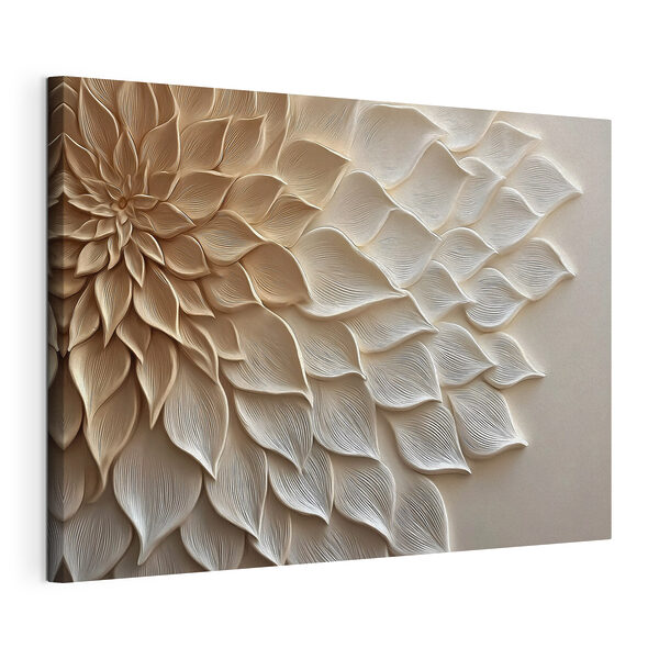 Tableaux Motif floral élégant aux tons doux