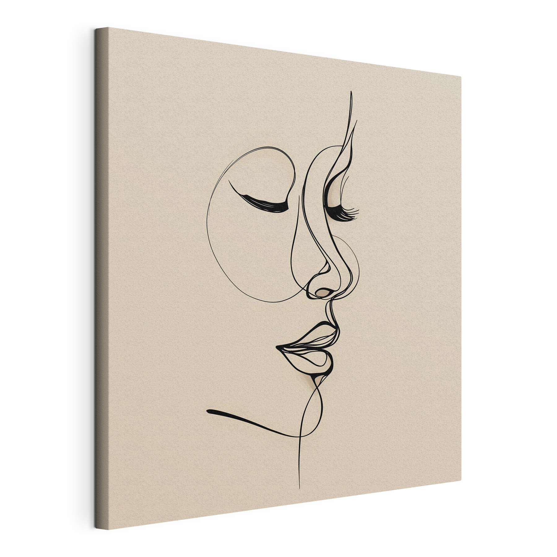Drawing of a woman's face Drawing of a woman's face