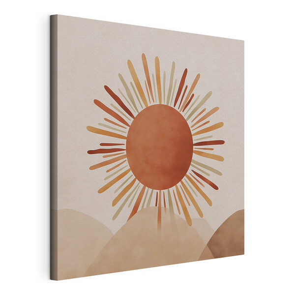 Tableaux Un soleil dont les rayons jaillissent du sommet d'une colline (UGS : s48455) Tableaux Tableaux Un soleil dont les rayons jaillissent du sommet d'une colline (UGS : s48455)