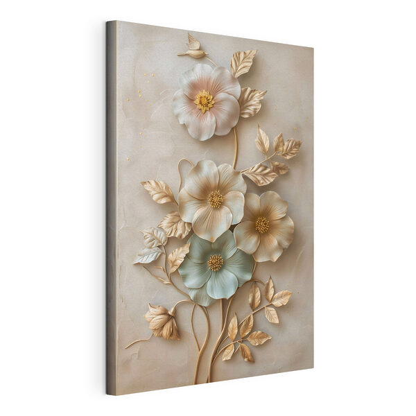 Tableaux Décoration murale avec des fleurs et des feuilles (UGS : s48528) Tableaux Tableaux Décoration murale avec des fleurs et des feuilles (UGS : s48528)