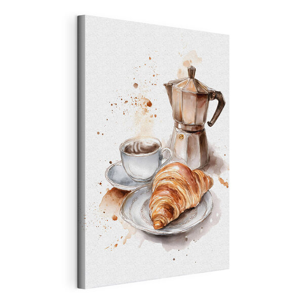 Tableaux Un croissant et une tasse de café (UGS : s48555) Tableaux Tableaux Un croissant et une tasse de café (UGS : s48555)