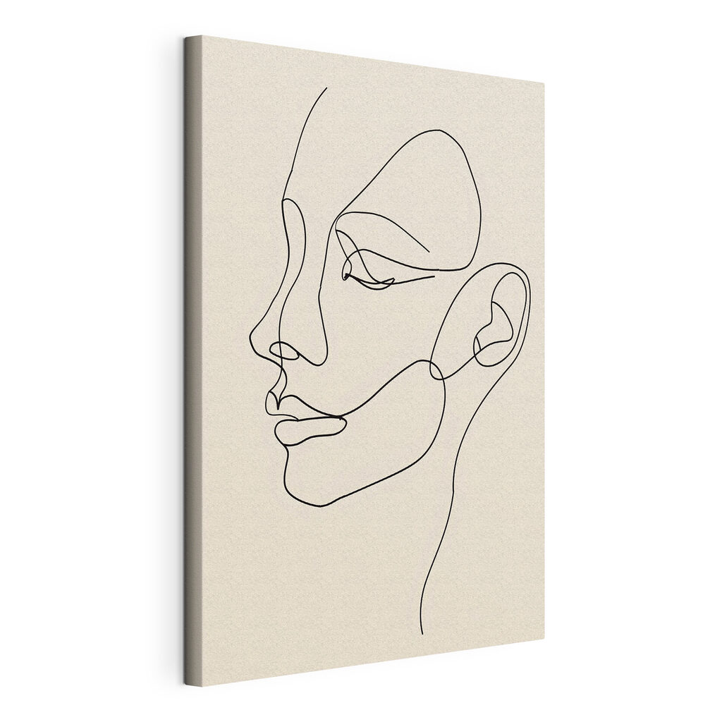 Drawing of a woman's face Drawing of a woman's face