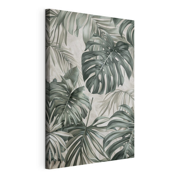 Tableaux Motif de feuillage tropical frais (UGS : s48576) Tableaux Tableaux Motif de feuillage tropical frais (UGS : s48576)