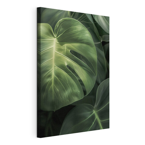 Tableaux Des feuilles d'un vert luxuriant à la lumière naturelle (UGS : s48578) Tableaux Tableaux Des feuilles d'un vert luxuriant à la lumière naturelle (UGS : s48578)