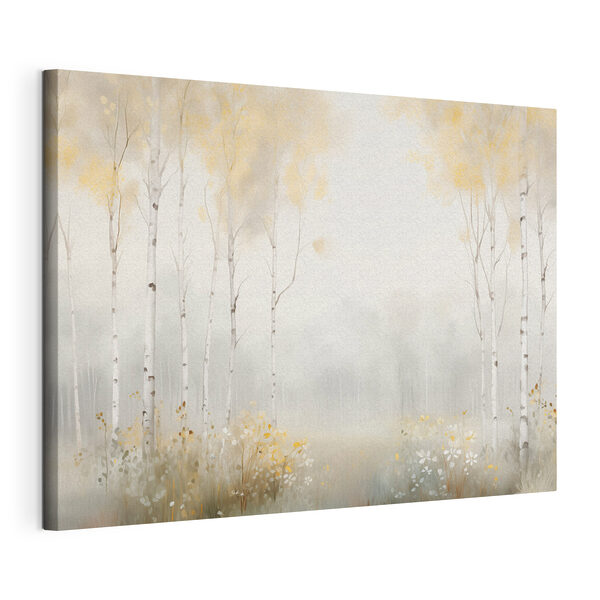 Tableau représentant une forêt avec des arbres et des fleurs Tableaux Tableau représentant une forêt avec des arbres et des fleurs