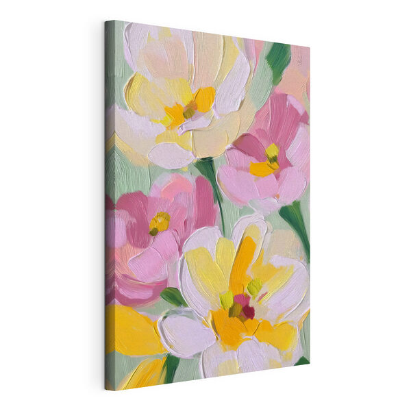 Tableaux Des fleurs éclatantes aux teintes pastel (UGS : s48648) Tableaux Tableaux Des fleurs éclatantes aux teintes pastel (UGS : s48648)