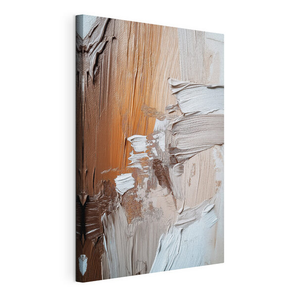 Tableaux Tableaux Traits abstraits aux tons ocres (UGS : s48652)