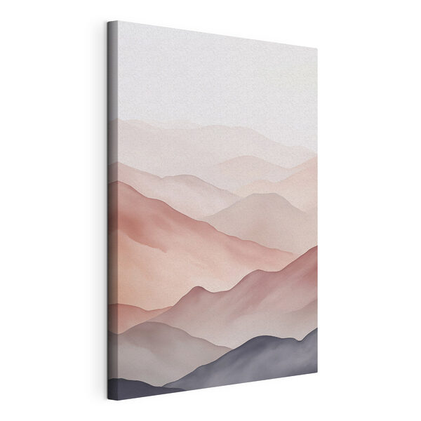 Tableaux Tableaux Paysage de collines dans le brouillard (UGS : s48681)