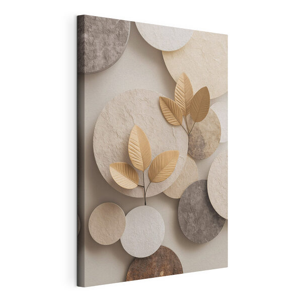 Tableaux Ensemble d'objets circulaires ornés de feuilles (UGS : s48692) Tableaux Tableaux Ensemble d'objets circulaires ornés de feuilles (UGS : s48692)