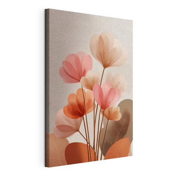 Tableaux Des fleurs délicates aux teintes pastel douces (UGS : s48707) Tableaux Tableaux Des fleurs délicates aux teintes pastel douces (UGS : s48707)