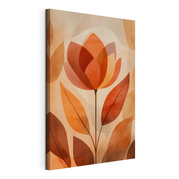 Tableaux Fleur avec des feuilles (UGS : s48712) Tableaux Tableaux Fleur avec des feuilles (UGS : s48712)