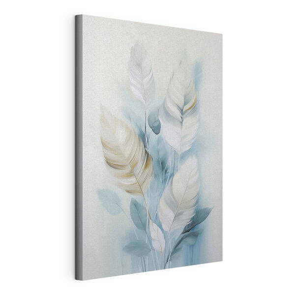Tableaux Peinture représentant des plumes blanches et bleues (UGS : s48750) Tableaux Tableaux Peinture représentant des plumes blanches et bleues (UGS : s48750)