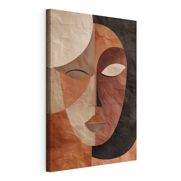 Tableaux Visage peint sur une feuille de papier (UGS : s48778) Tableaux Tableaux Visage peint sur une feuille de papier (UGS : s48778)