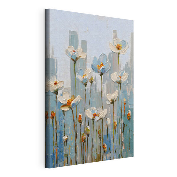 Tableaux Peinture représentant des fleurs sur un mur (UGS : s48786) Tableaux Tableaux Peinture représentant des fleurs sur un mur (UGS : s48786)