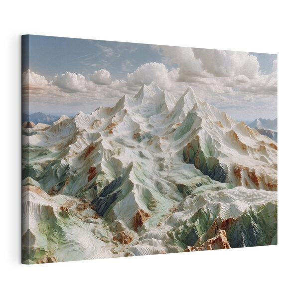 Tableaux Une montagne enneigée avec des nuages dans le ciel (UGS : s48833) Tableaux Tableaux Une montagne enneigée avec des nuages dans le ciel (UGS : s48833)