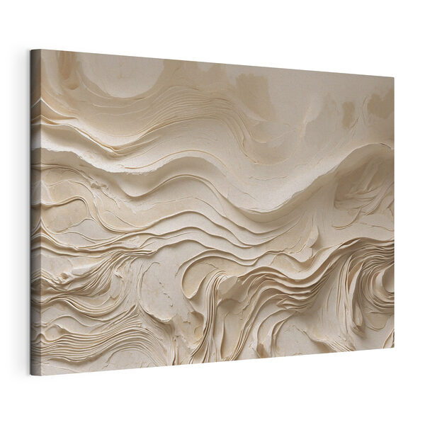 Tableaux Tableaux Mur blanc orné de lignes ondulées (UGS : s48834)