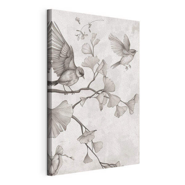 Tableaux Des oiseaux sur une branche feuillue (UGS : s48906) Tableaux Tableaux Des oiseaux sur une branche feuillue (UGS : s48906)