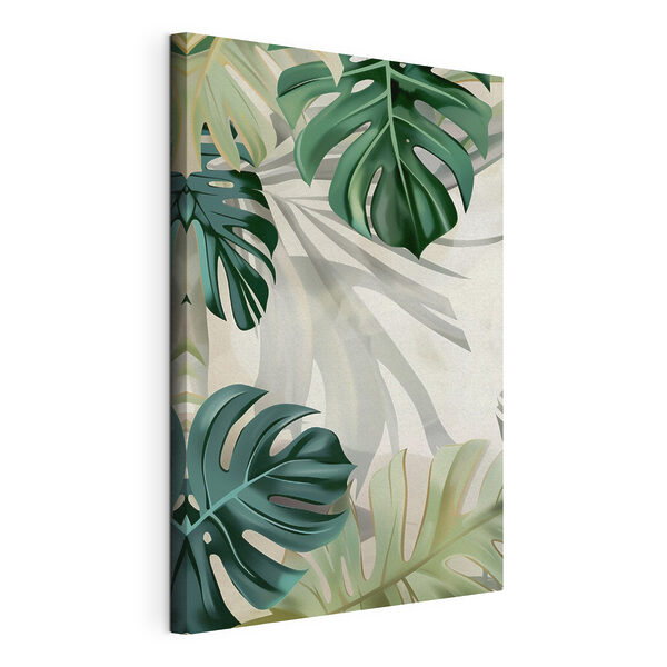 Tableaux Tableaux Les feuilles d'un vert luxuriant créent un décor serein (UGS : s48908)
