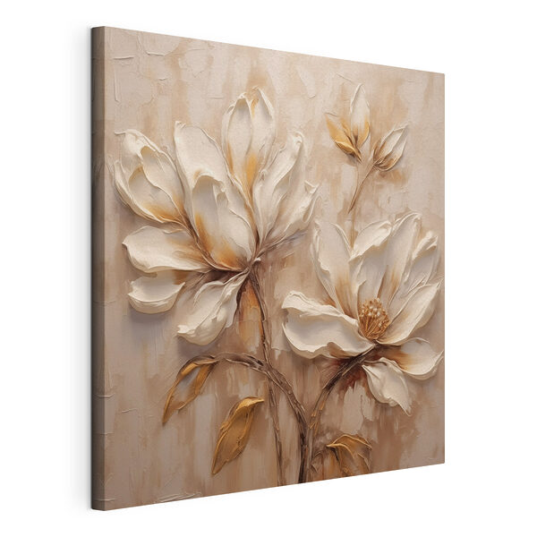Tableaux Peinture représentant des fleurs sur un mur (UGS : s48931) Tableaux Tableaux Peinture représentant des fleurs sur un mur (UGS : s48931)