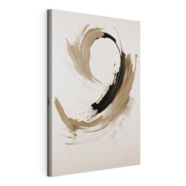 Tableaux Tableaux Coups de pinceau noirs et fauves (UGS : s48940)