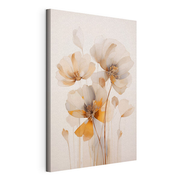 Tableaux Peinture représentant des fleurs sur fond blanc (UGS : s48955) Tableaux Tableaux Peinture représentant des fleurs sur fond blanc (UGS : s48955)