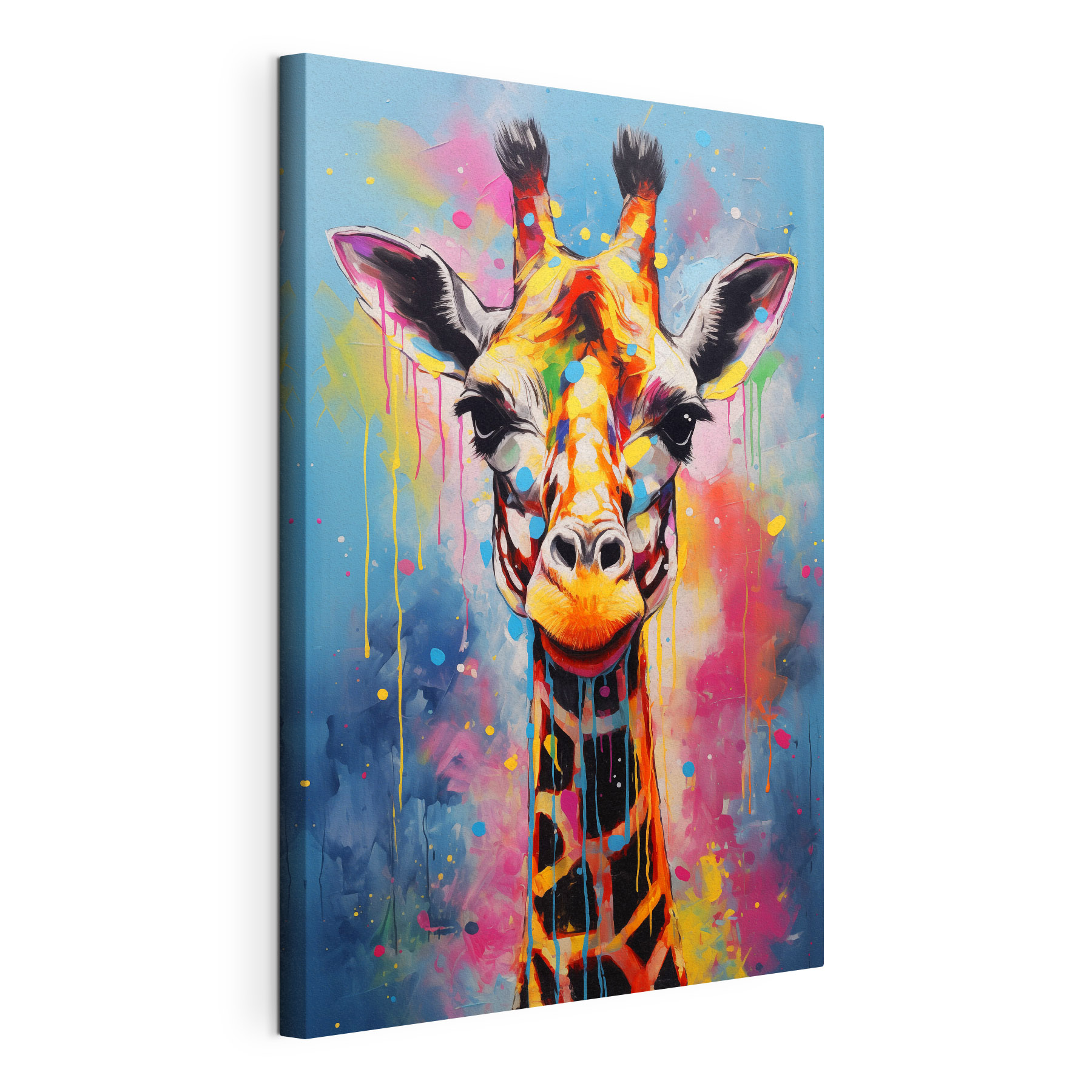 Painting of a giraffe Painting of a giraffe