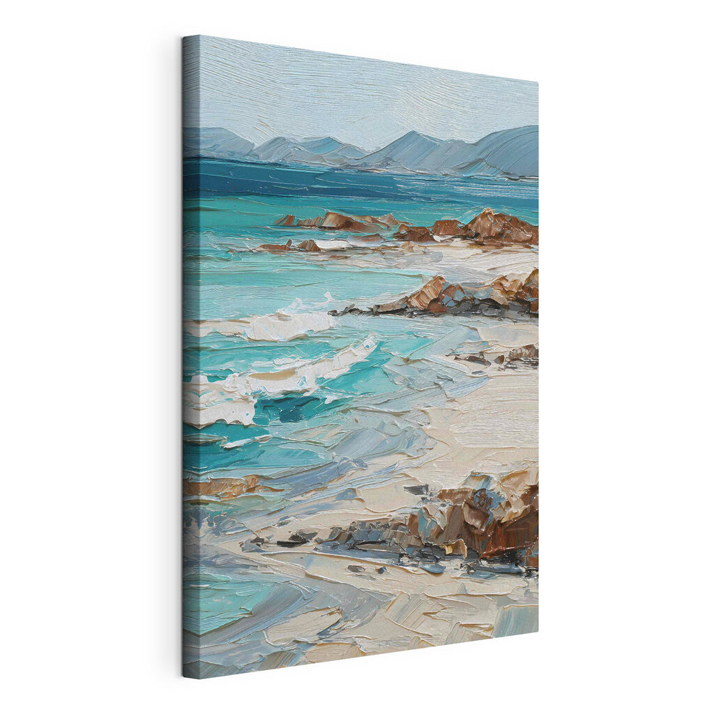 Painting of a beach Painting of a beach