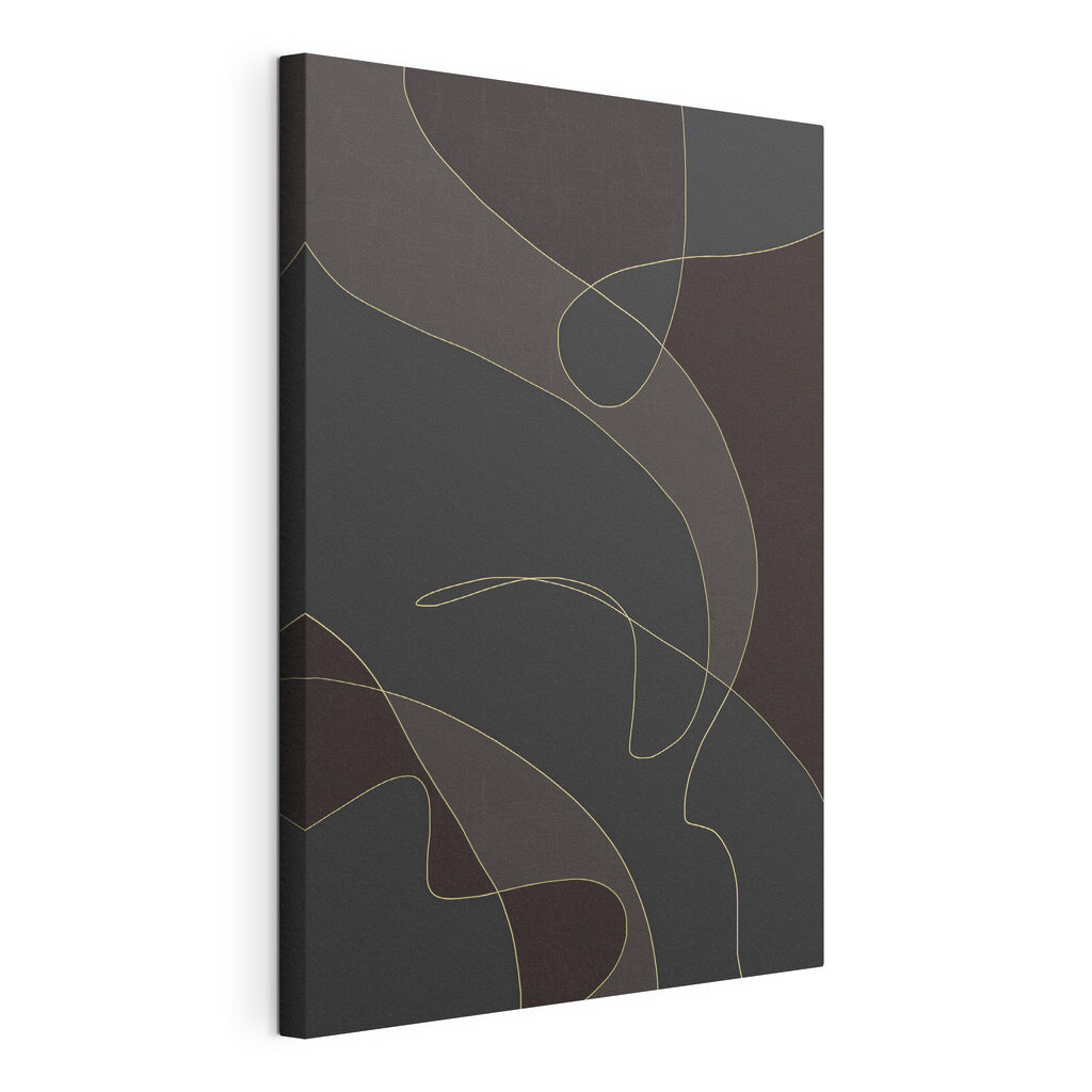 Des lignes dynamiques sur une toile sombre Des lignes dynamiques sur une toile sombre