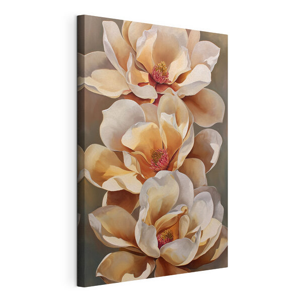 Tableaux Fleurs aux teintes douces et chaudes (UGS : s49014) Tableaux Tableaux Fleurs aux teintes douces et chaudes (UGS : s49014)