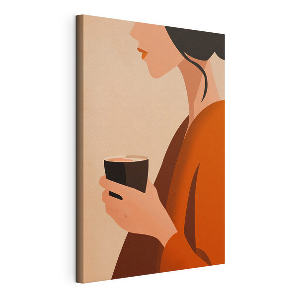 Tableaux Femme tenant une tasse (UGS : s49019) Tableaux Tableaux Femme tenant une tasse (UGS : s49019)