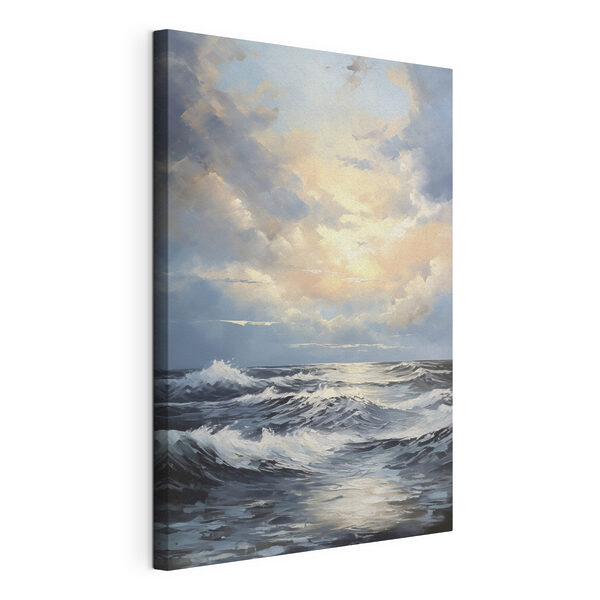 Tableaux Peinture représentant des vagues dans l'océan (UGS : s49049) Tableaux Tableaux Peinture représentant des vagues dans l'océan (UGS : s49049)