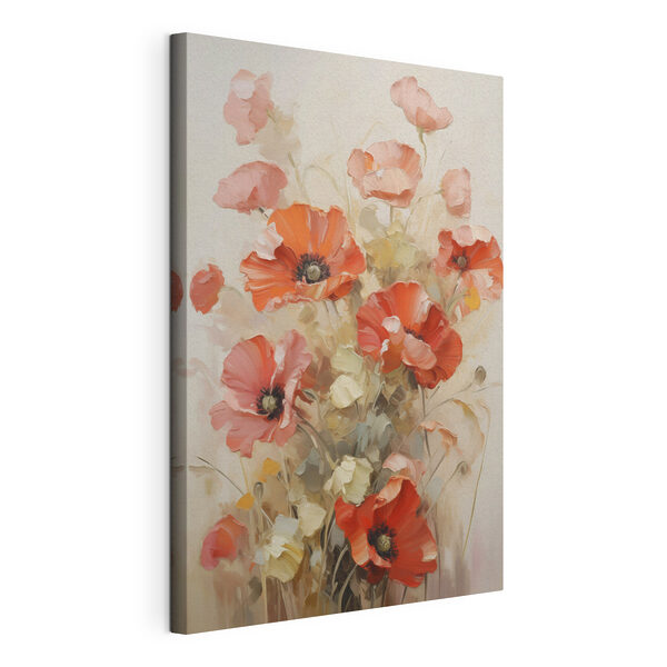 Tableaux Peinture représentant des fleurs sur un fond blanc (UGS : s49065) Tableaux Tableaux Peinture représentant des fleurs sur un fond blanc (UGS : s49065)