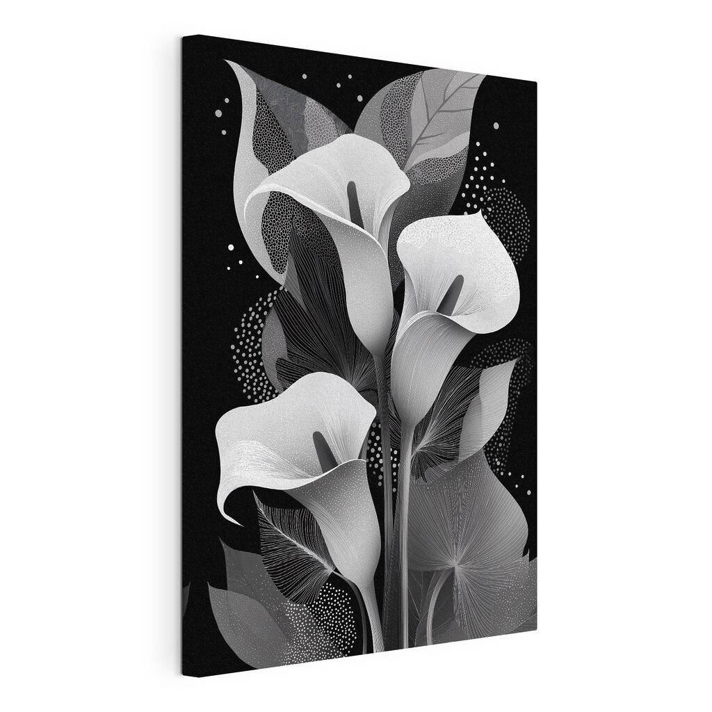 Des motifs floraux élégants sur fond sombre Des motifs floraux élégants sur fond sombre