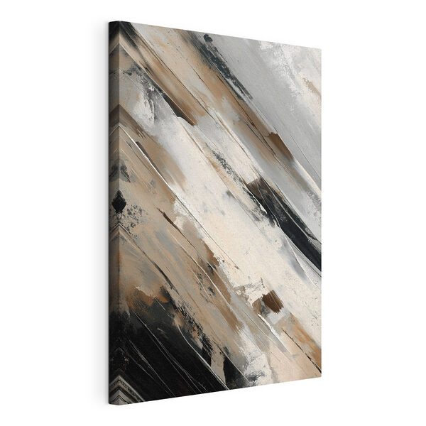 Tableaux Tableaux Traits abstraits aux couleurs terreuses (UGS : s49112)