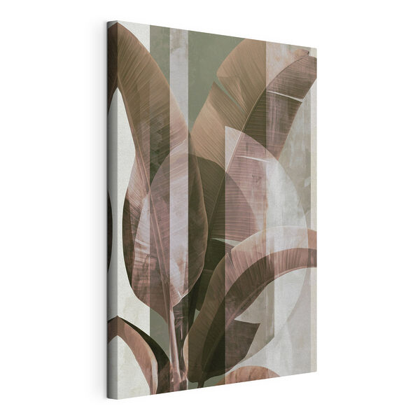 Tableaux Tableaux Des feuilles sereines sur un fond aux teintes douces (UGS : s49125)