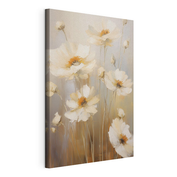 Tableaux Peinture représentant des fleurs blanches (UGS : s49160) Tableaux Tableaux Peinture représentant des fleurs blanches (UGS : s49160)