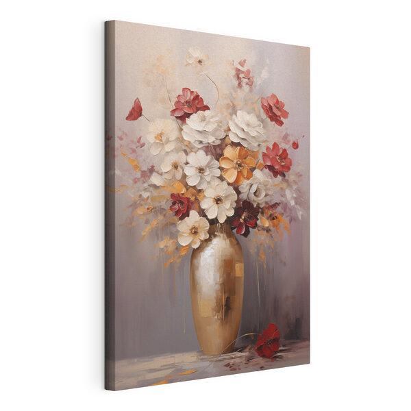 Tableaux Tableaux Peinture représentant des fleurs dans un vase (UGS : s49162)