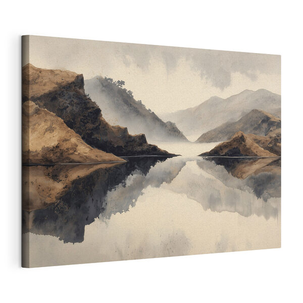 Tableaux Tableaux L'eau, les montagnes et le brouillard (UGS : s49186)