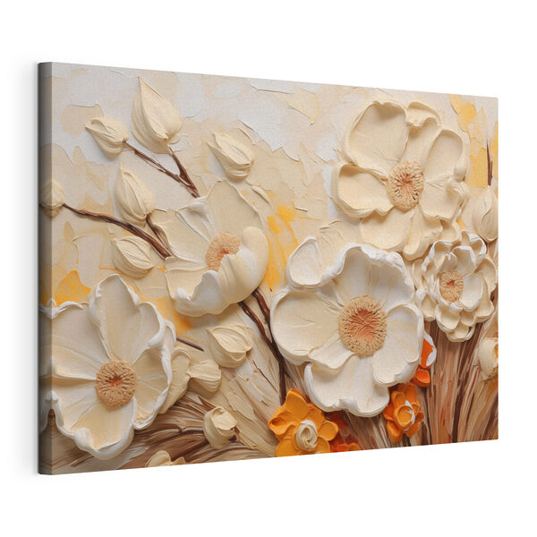 Tableaux Peinture représentant des fleurs sur un mur (UGS : s49193) Tableaux Tableaux Peinture représentant des fleurs sur un mur (UGS : s49193)