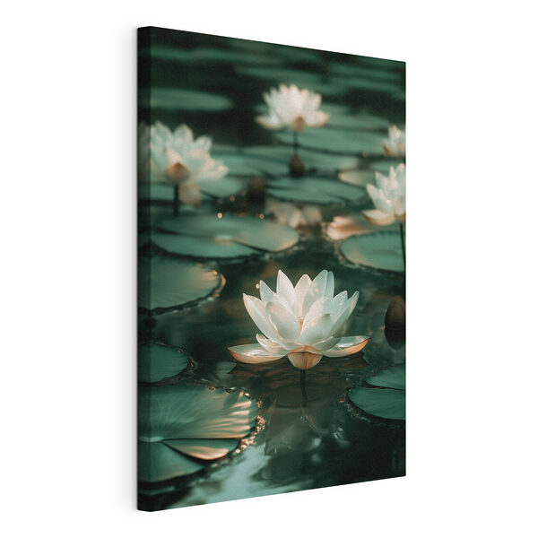 Tableaux Fleur blanche sur l'eau (UGS : s49197) Tableaux Tableaux Fleur blanche sur l'eau (UGS : s49197)