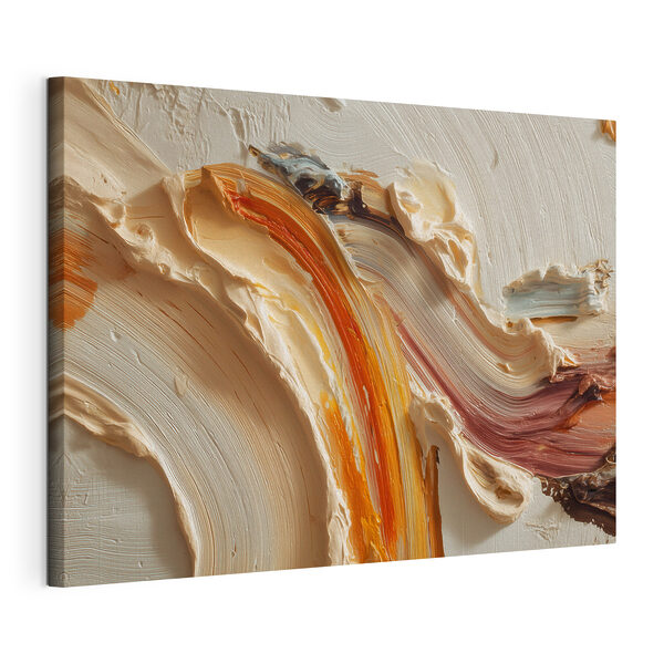 Tableaux Tableaux Traits abstraits dans des tons chauds (UGS : s49203)
