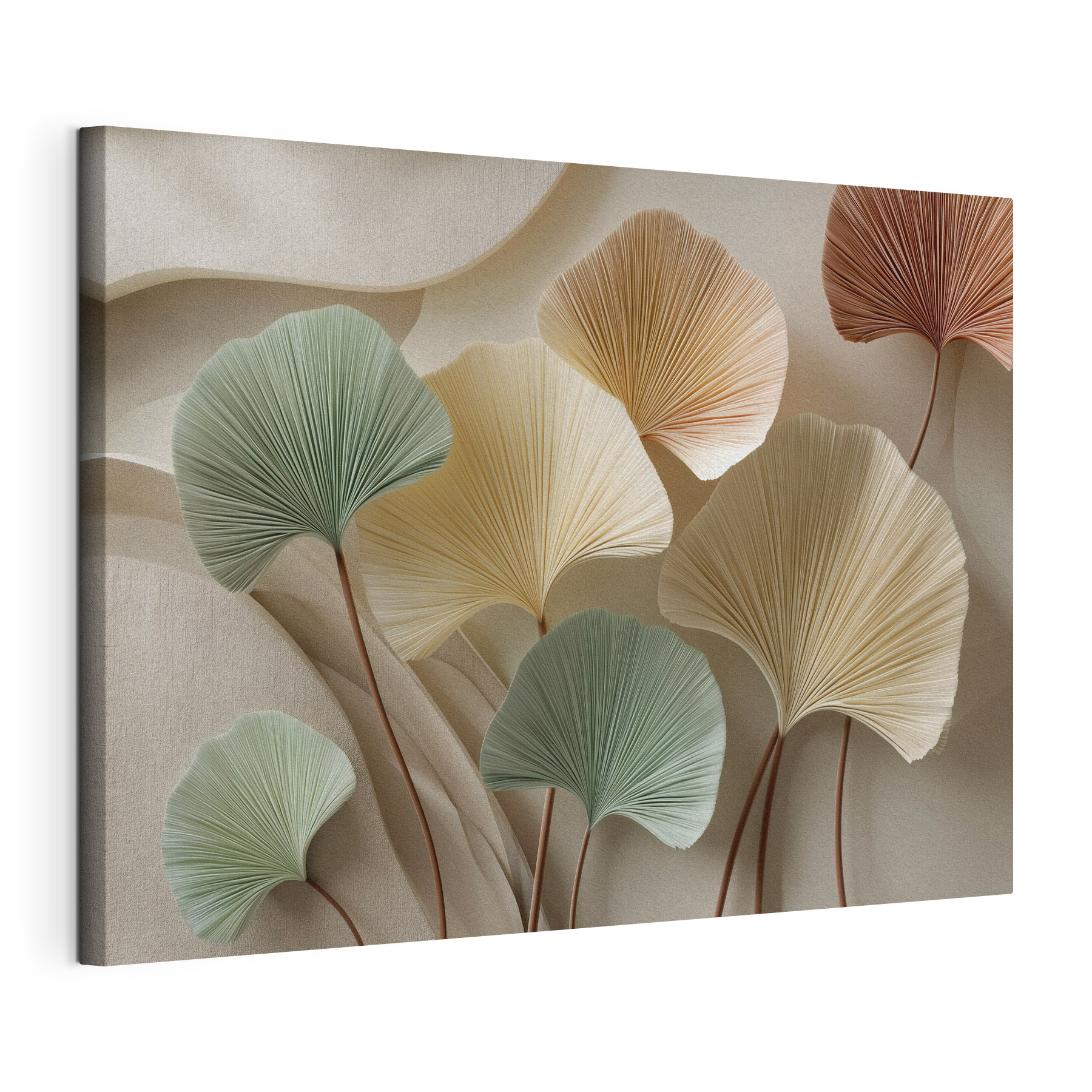 Group of colorful leaves
