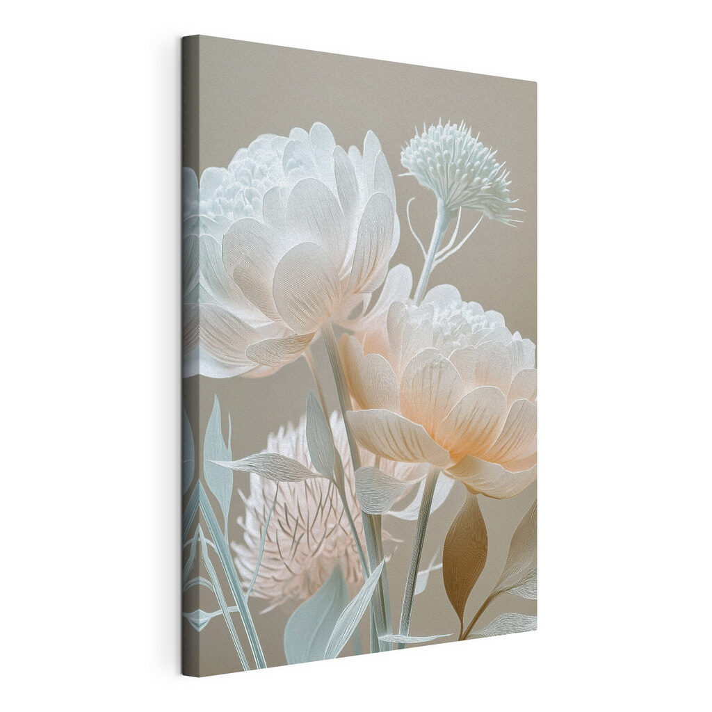 Delicate blooms in soft pastel tones