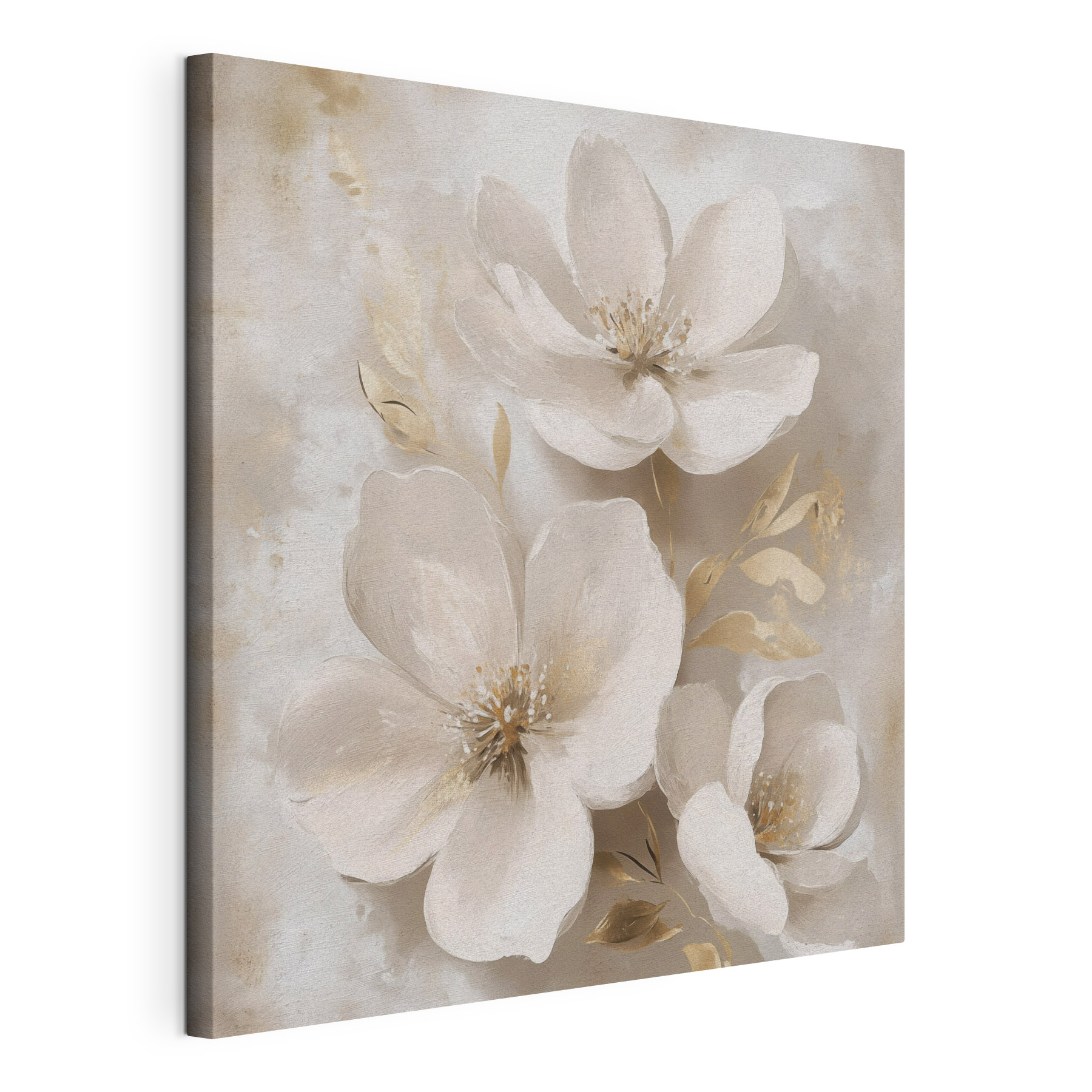 Painting of white flowers