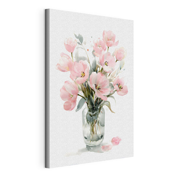 Tableaux Aquarelle représentant des fleurs dans un vase en verre (UGS : s49226) Tableaux Tableaux Aquarelle représentant des fleurs dans un vase en verre (UGS : s49226)