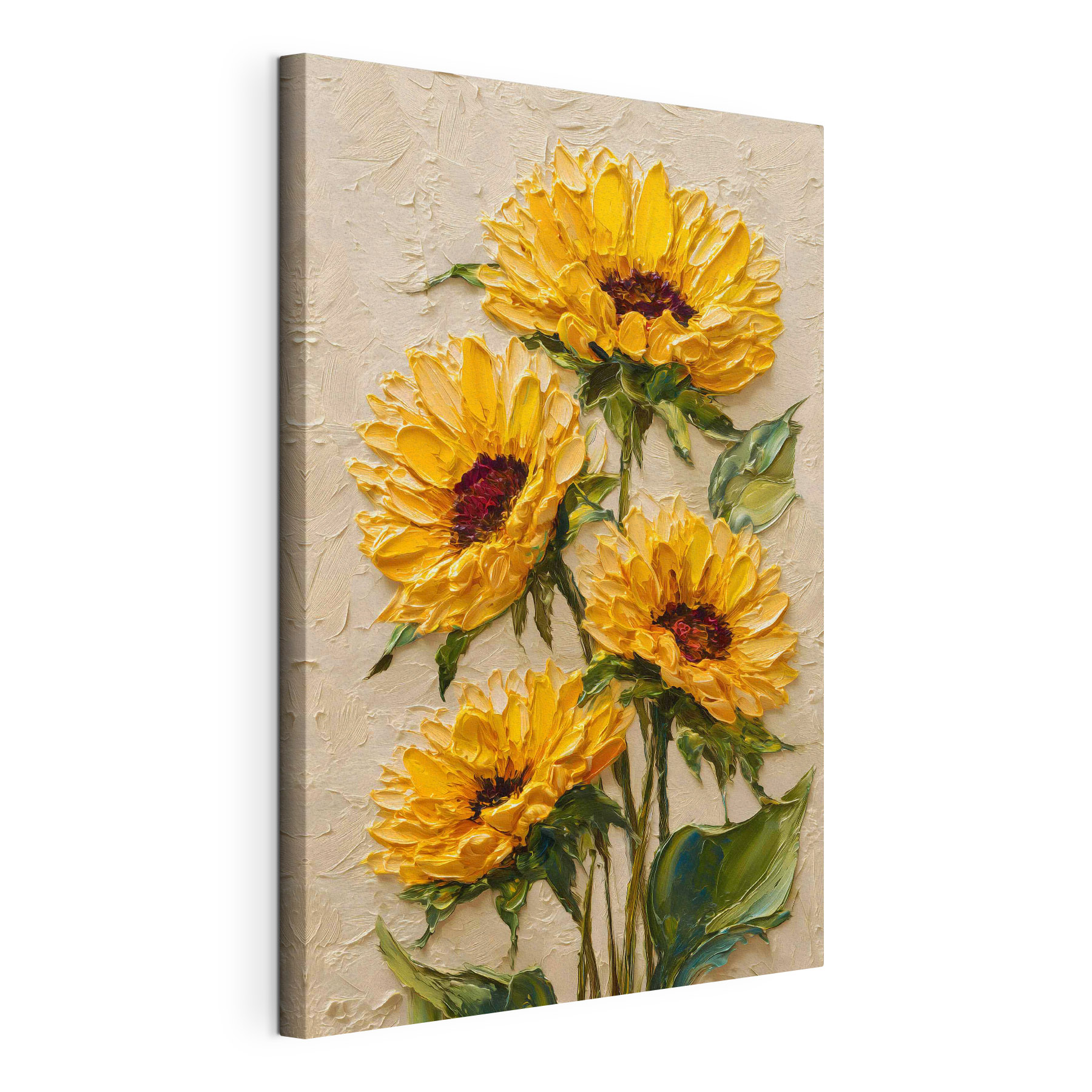 Painting of yellow flowers