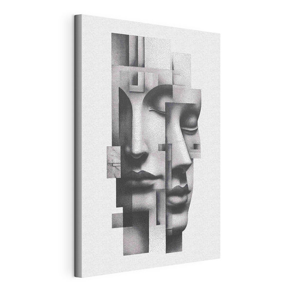Tableaux Visage composé de points (UGS : s49241) Tableaux Tableaux Visage composé de points (UGS : s49241)