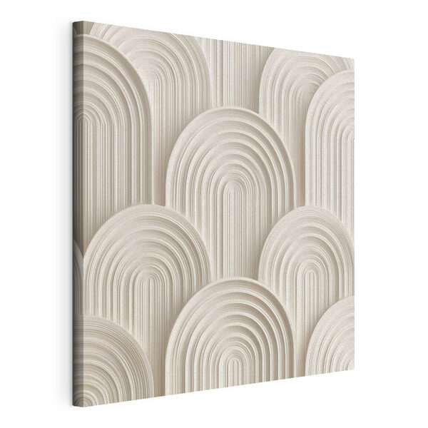 Tableaux Mur blanc avec des cercles blancs (UGS : s49243) Tableaux Tableaux Mur blanc avec des cercles blancs (UGS : s49243)
